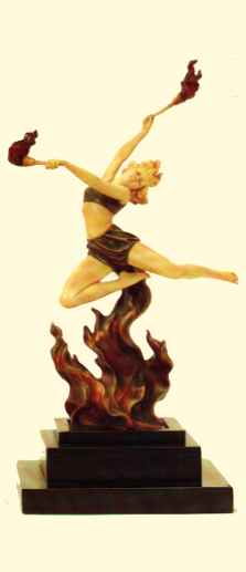 Modell "Feuertanz" F. Preiss, Copyright by VG Bild-Kunst